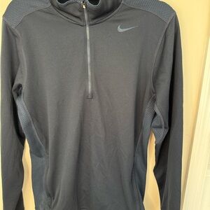 Nike Men's Black Quarter-Zip Jacket